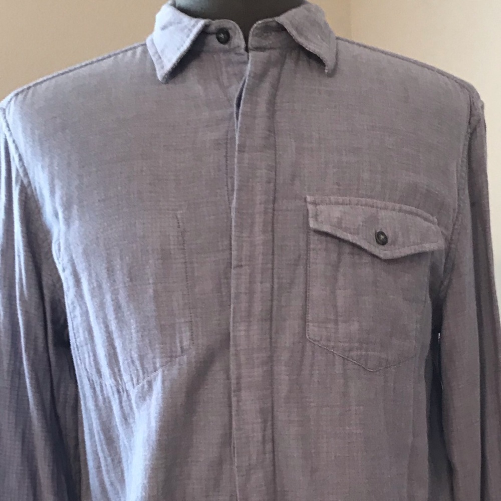 Armani Exchange Double Layer Button Down Shirt - image 4